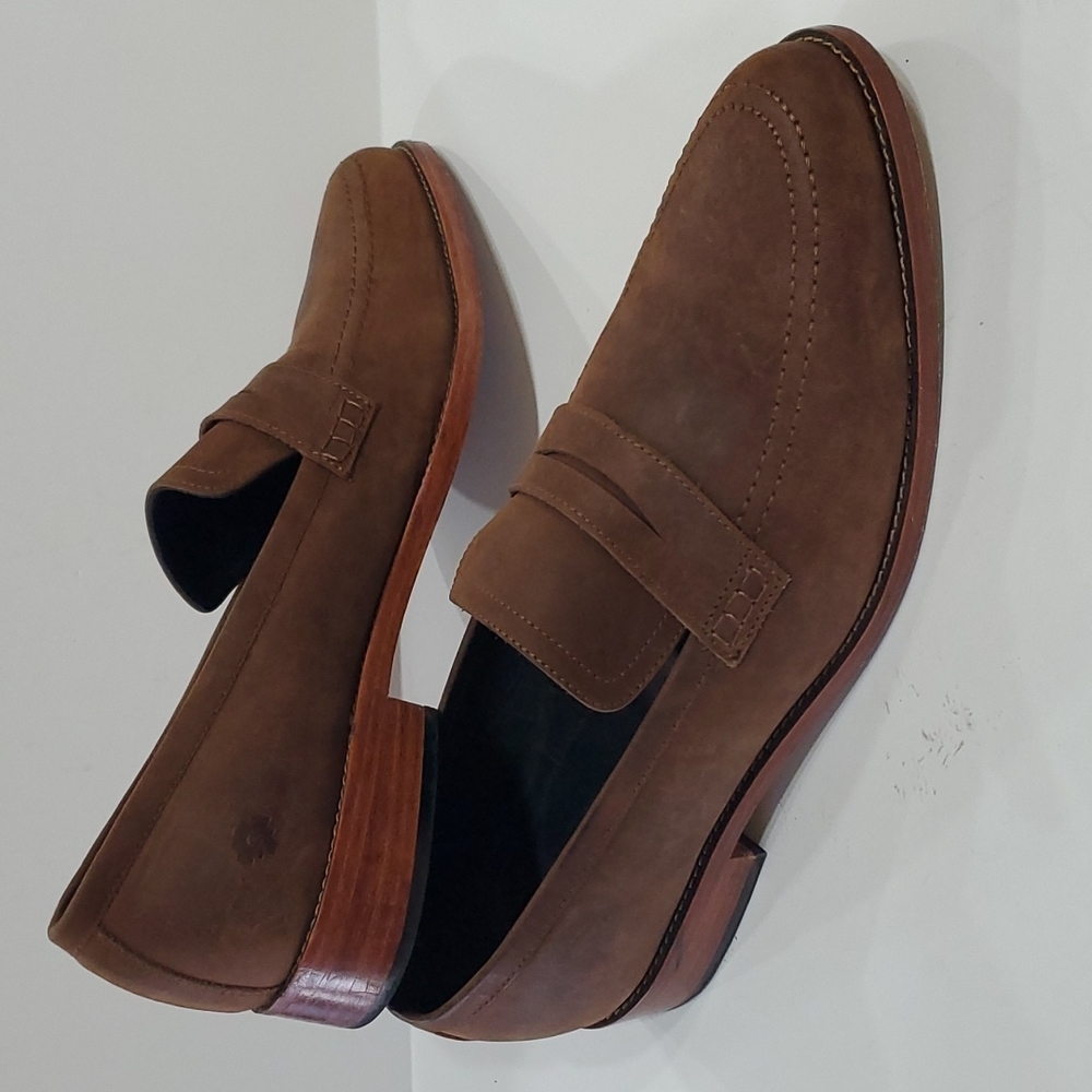 𝅺Nisolo oiled leather loafer size 12